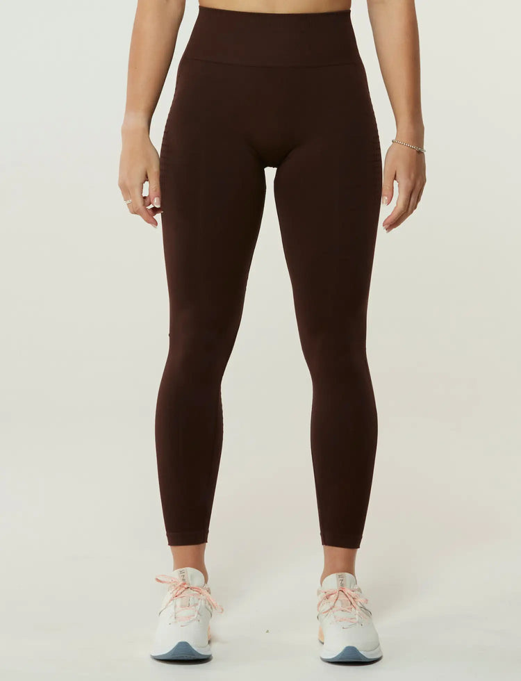 Zleek Contour Fit Legging Choco Brown