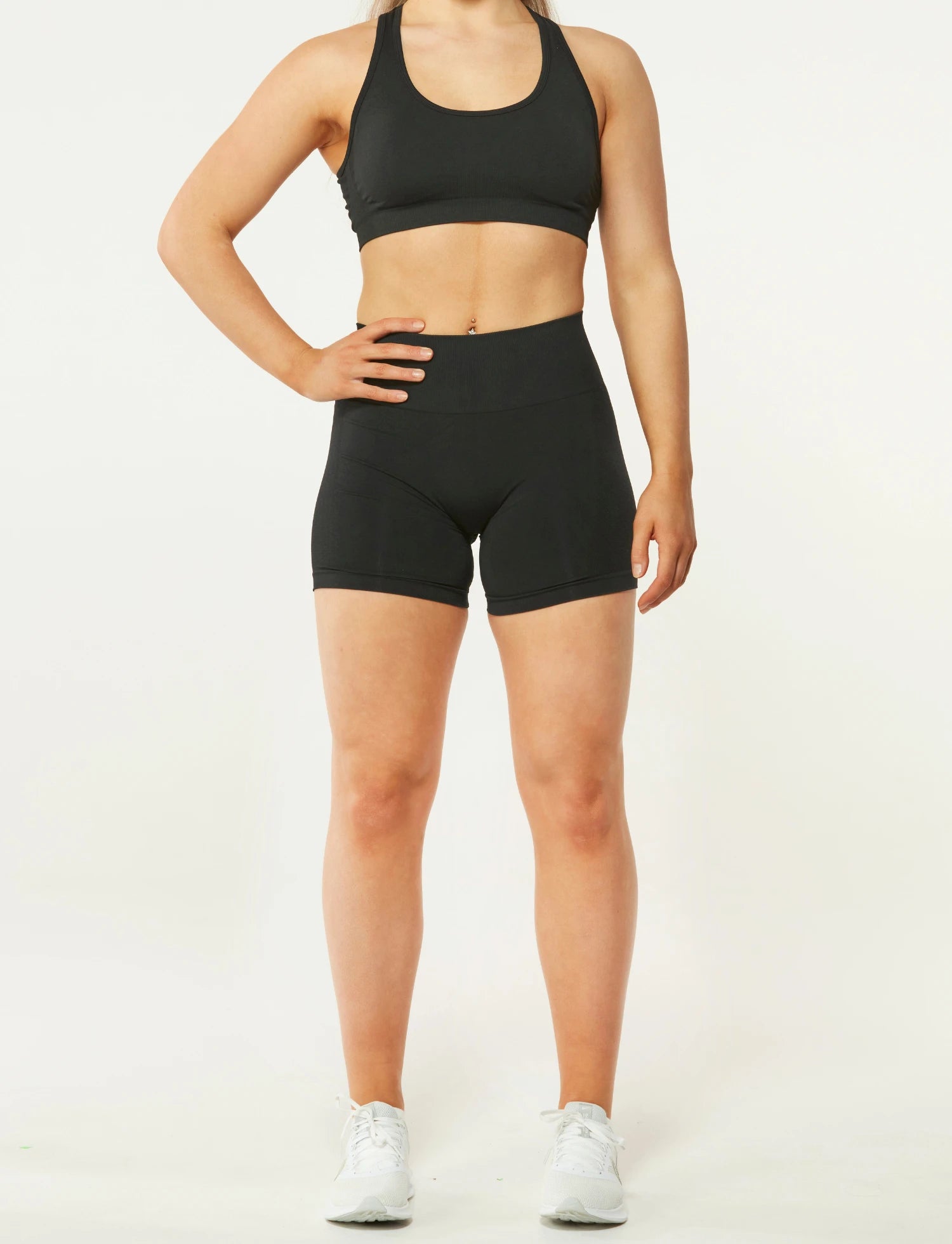 Zleek Contour Fit Shorts Black