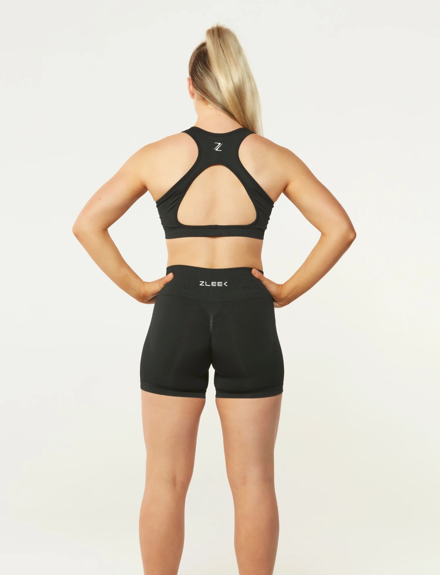 Zleek Contour Fit Sports Bra Black