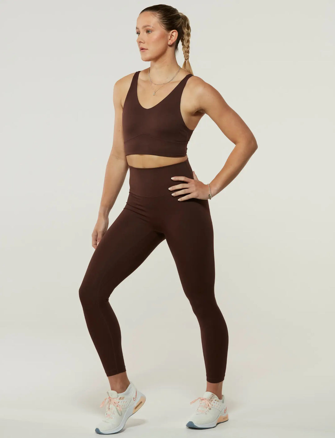 Zleek Contour Flex Tights Choco Brown