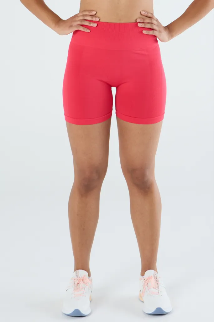 zleek flashy pro scrunch short hot pink