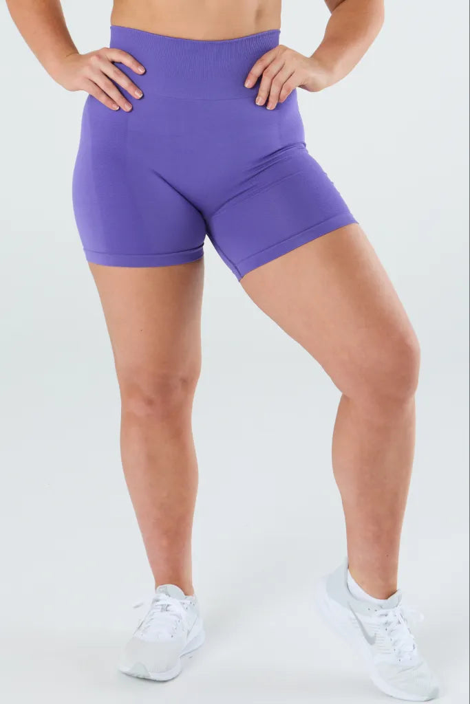 zleek flashy pro scrunch short violet