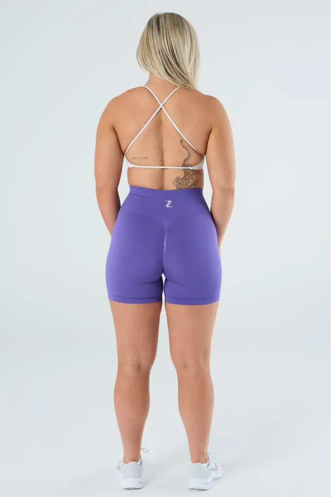 zleek flashy pro scrunch short violet