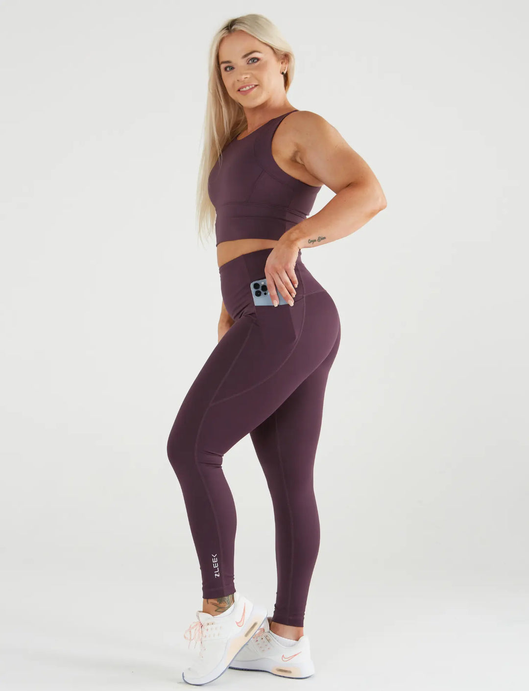 Zleek hellizer legging purple