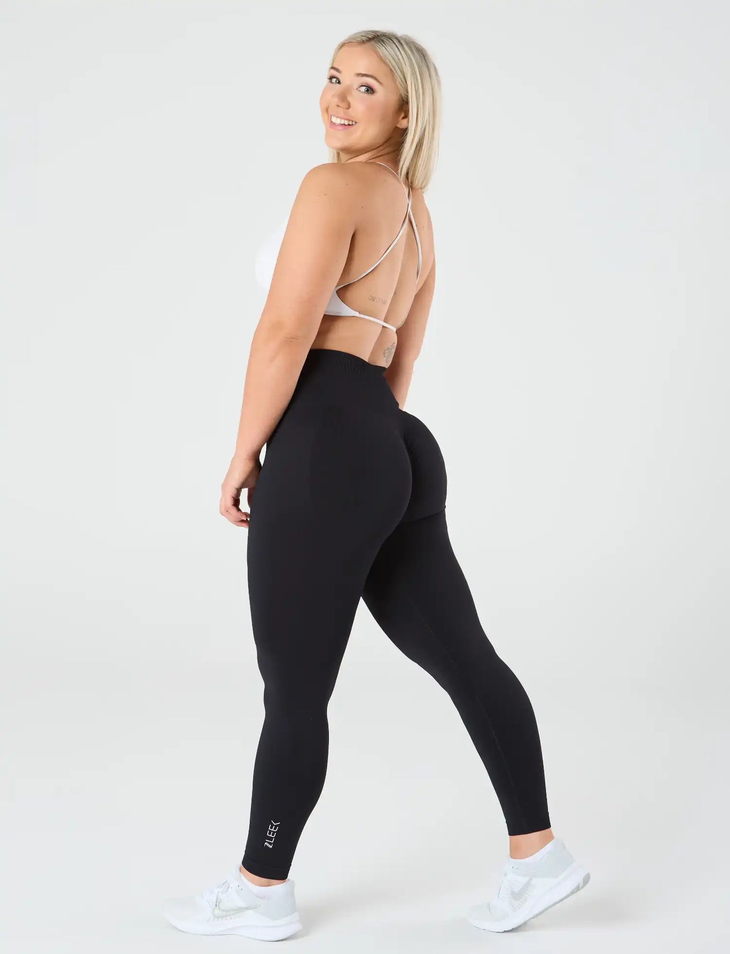 zleek hyper fleck scrunch legging black