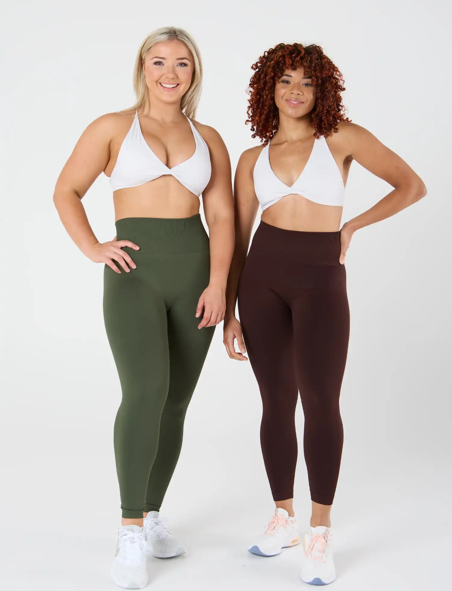 zleek hyper fleck scrunch legging brown