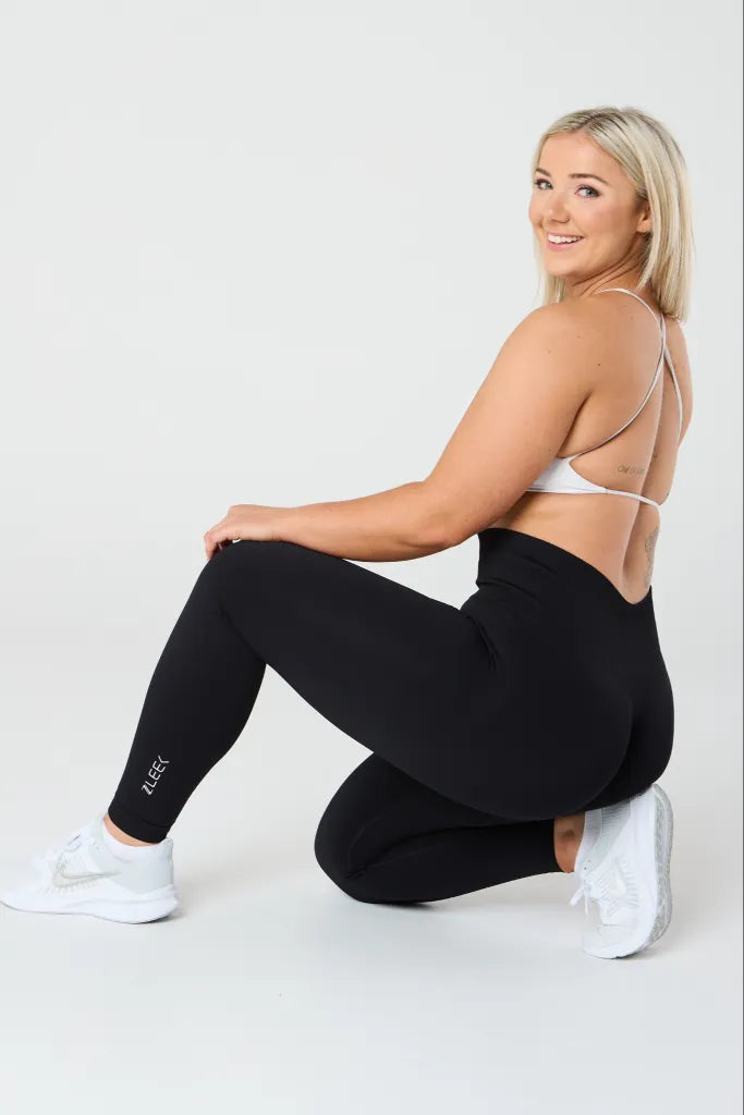 zleek hyper fleck scrunch legging black