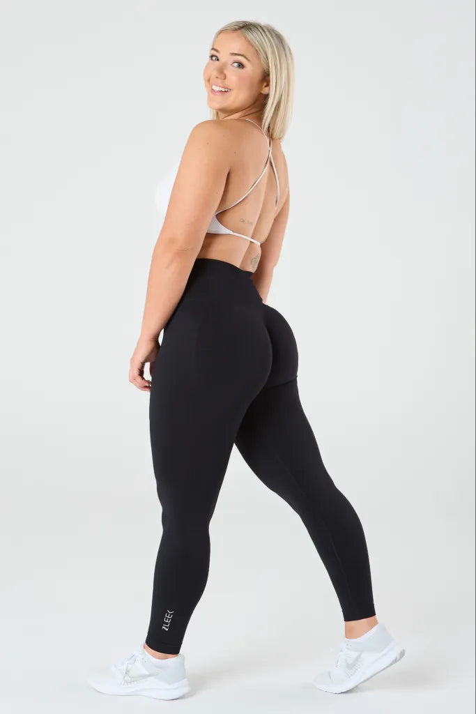 zleek hyper fleck scrunch legging black