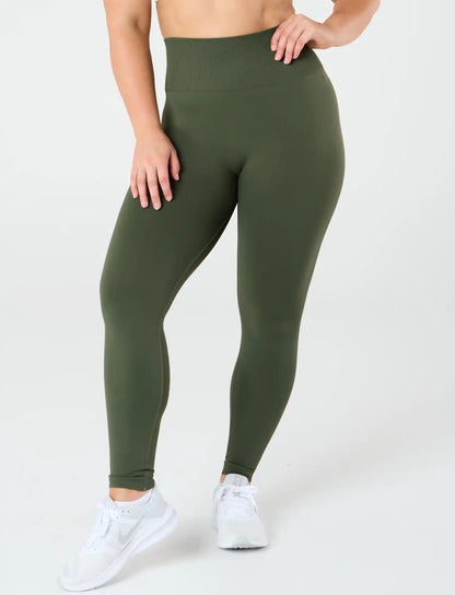 zleek hyper fleck scrunch legging green