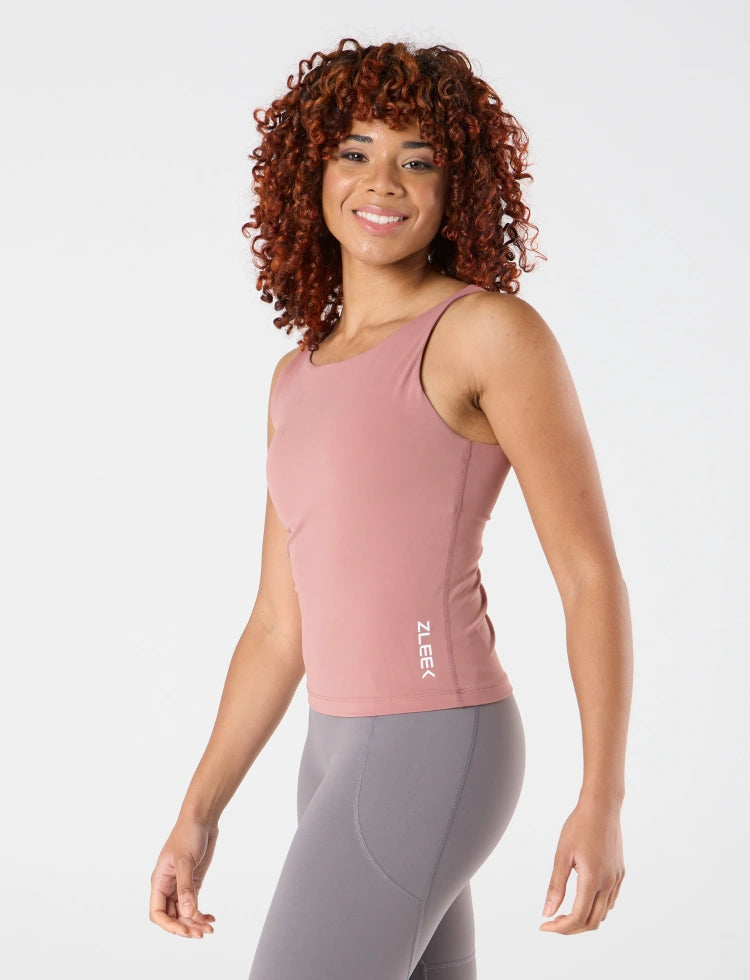 Zleek LuxeLite Flex Top Dusty Rose