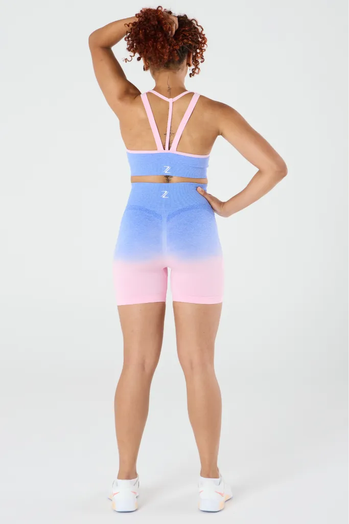 zleek ombre seamless short pink