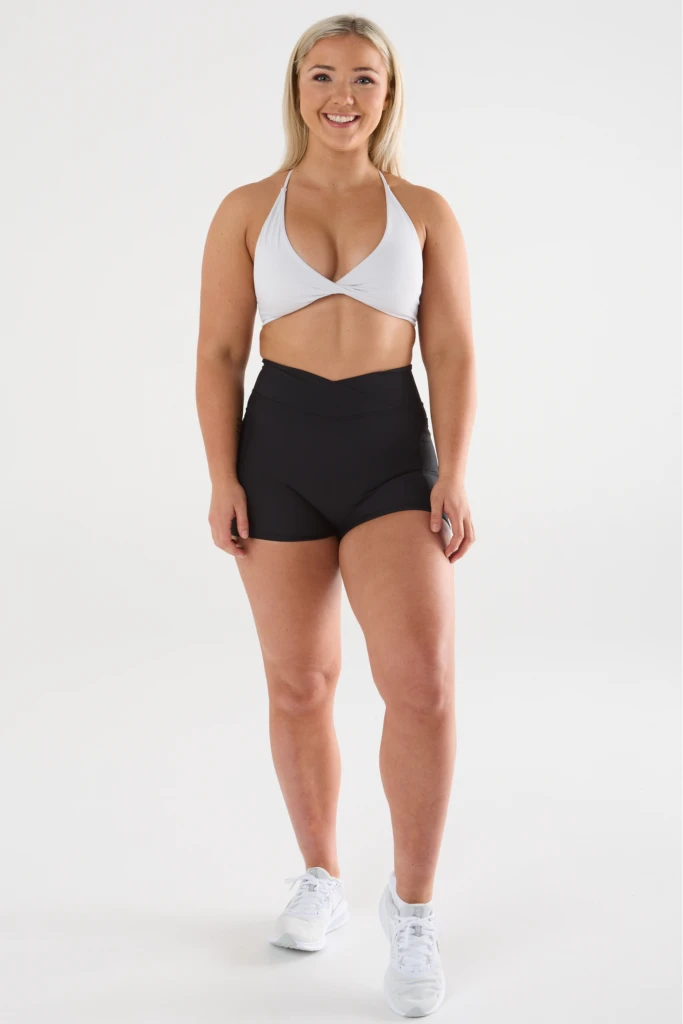 zleek premium cross over lounge short black