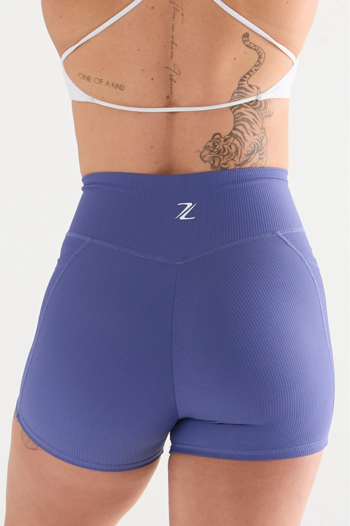 zleek premium cross over lounge short purple