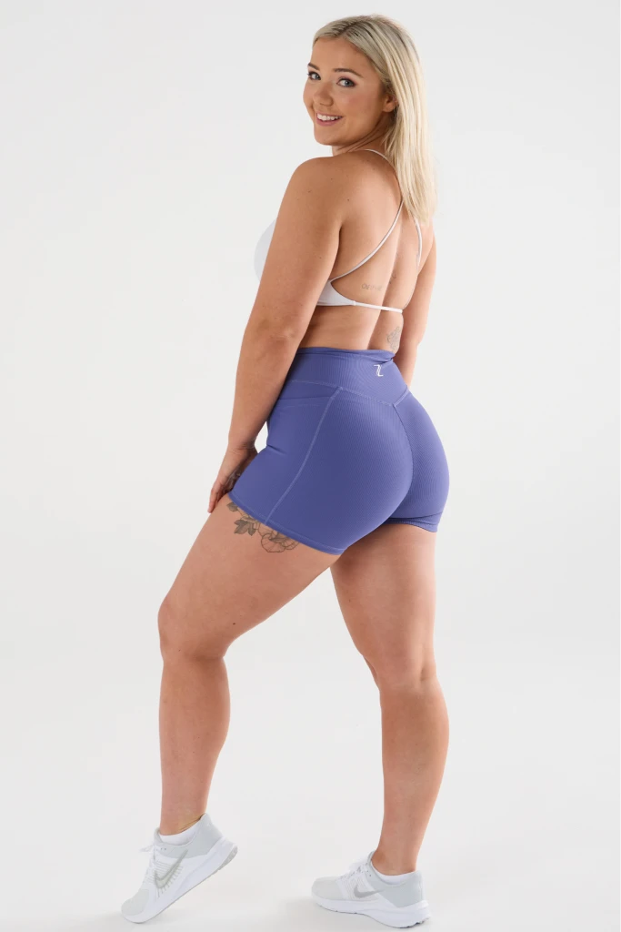 zleek premium cross over lounge short purple