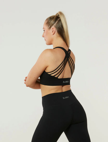 Zleek Serene Sports Bra Black