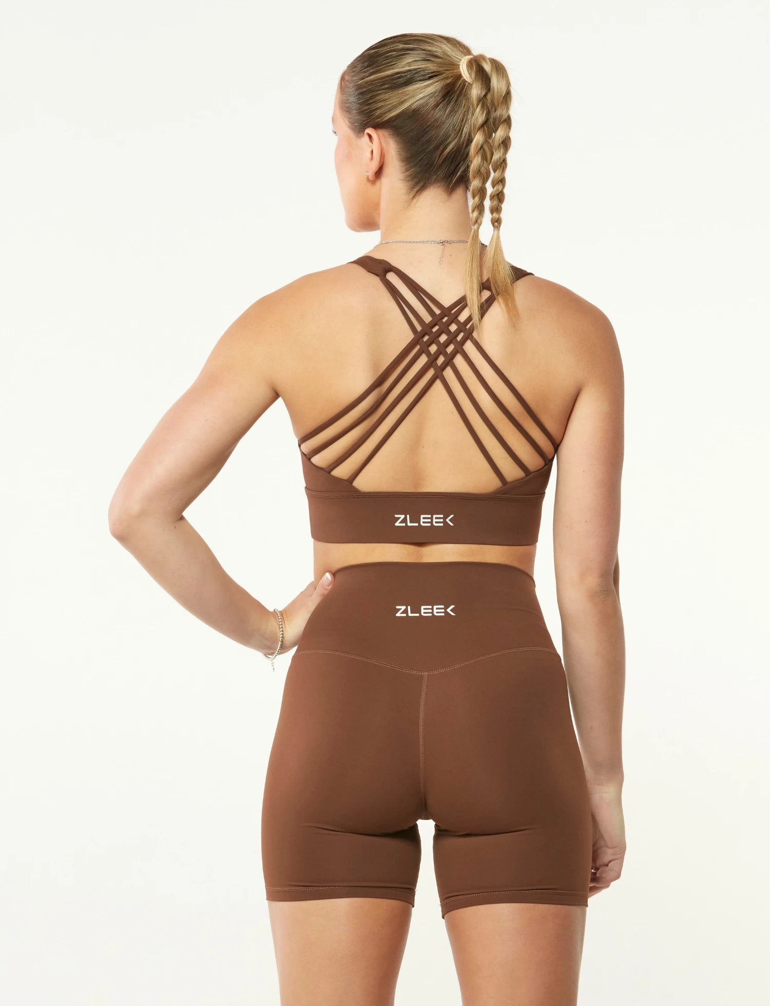 Zleek Serene Sports Bra Brown