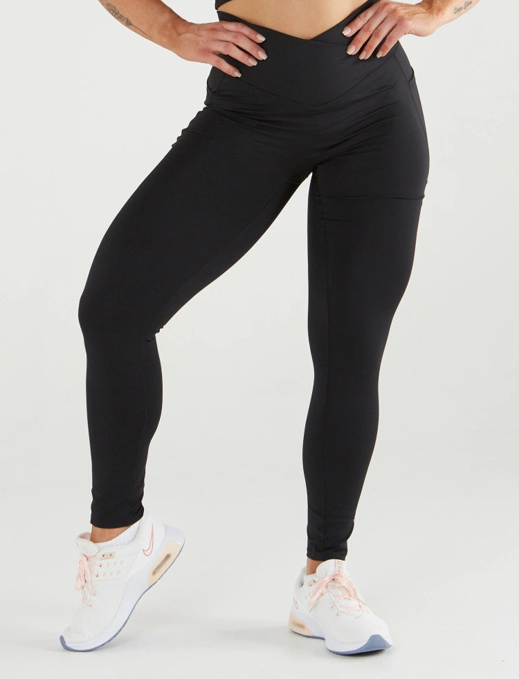 zleek bilvio legging legging with pocket black