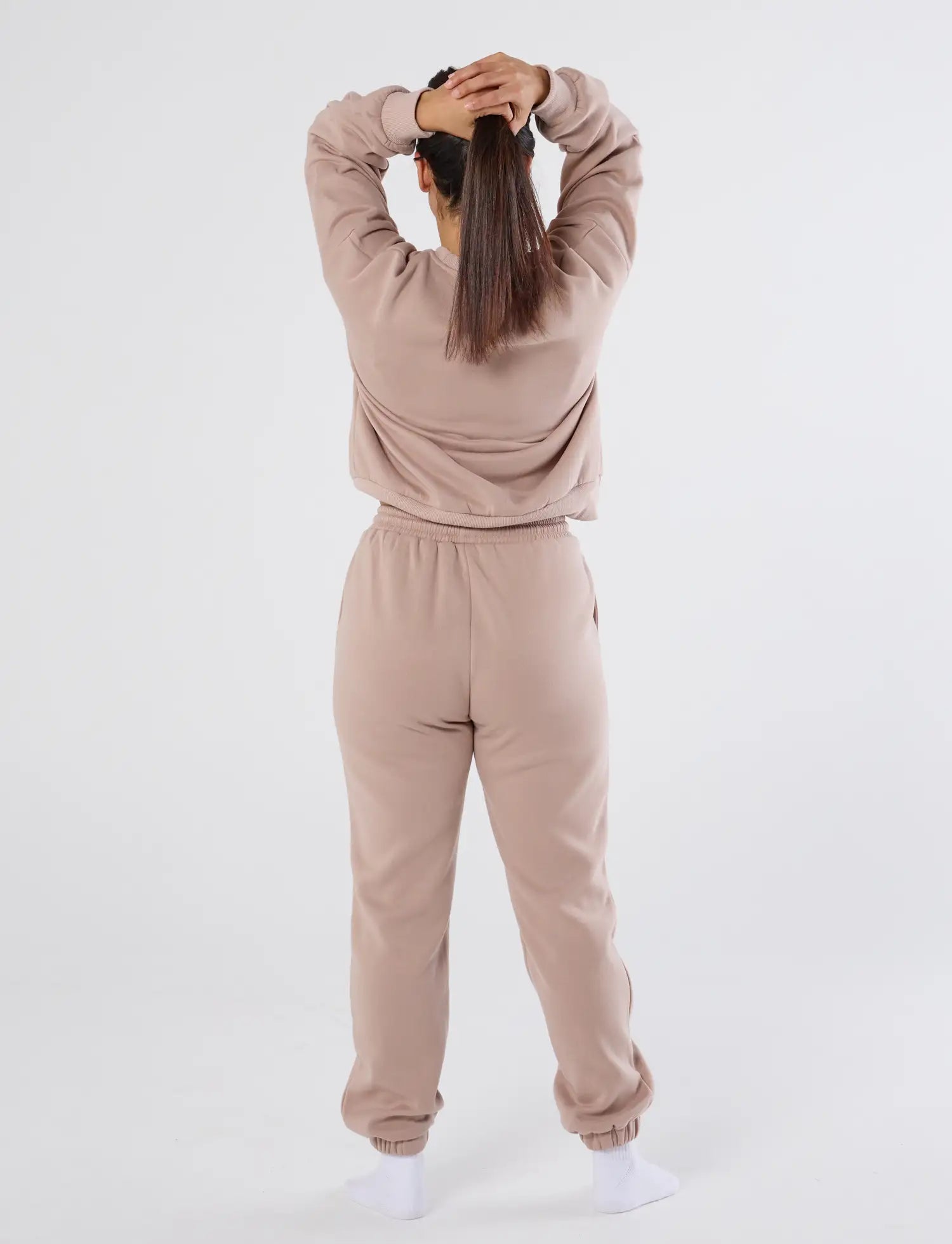 zleek cozychic joggers dusky pink