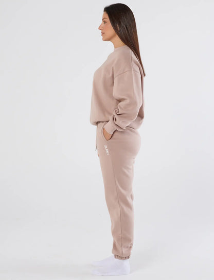 zleek cozychic sweat shirt dusky pink