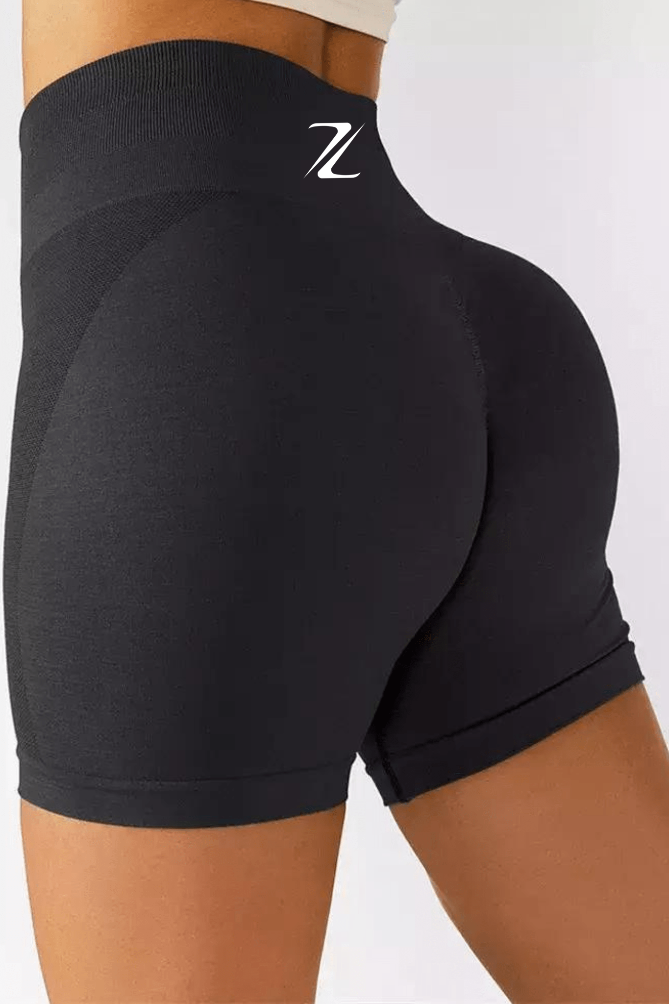 zleek flashy pro scrunch short black