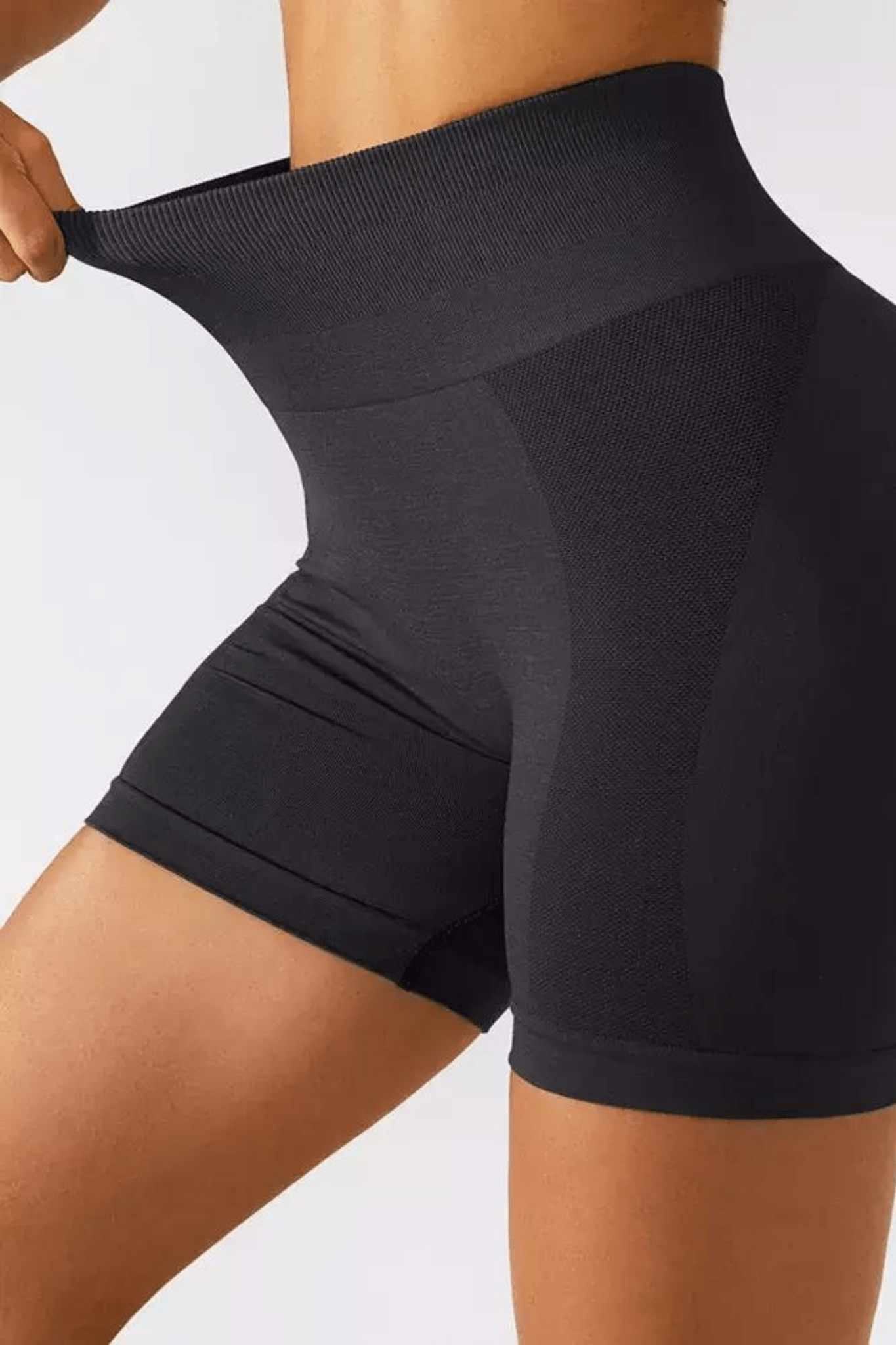 zleek flashy pro scrunch short black